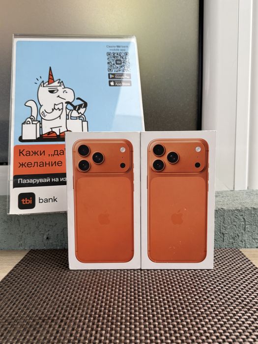 512GB*iPhone 17 Pro Max ORANGE Silver•ЛИЗИНГ TBI ГАРАНЦИЯ айфон 17 про макс