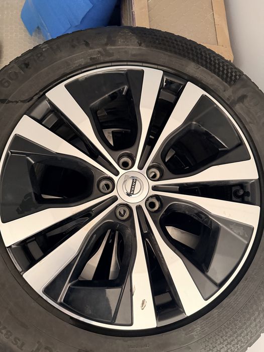 Set 4 Jante originale volvo XC60 + cauciucuri de iarna continental
