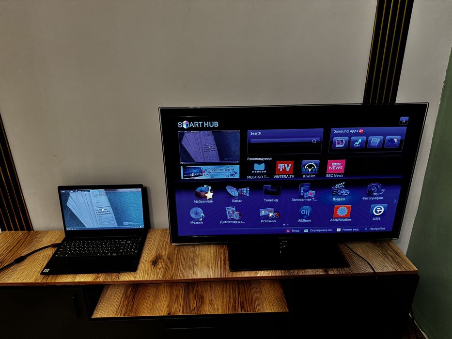 В отличном состоянии 102 см Samsung!