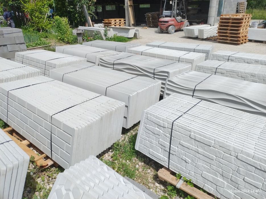 Placi de gard beton