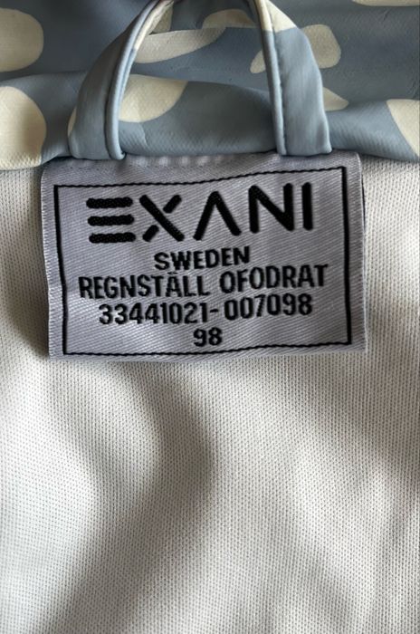 Нов дъждобран EXANI, 98см + подарък водоустойчив гащеризон