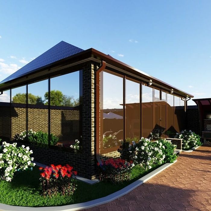 3D фасады домов и планы в AutoCAD