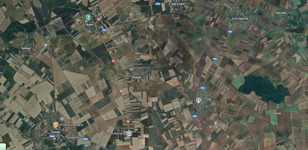 Teren arabil de vanzare 93 ari, Ghilesti (sub Cig)