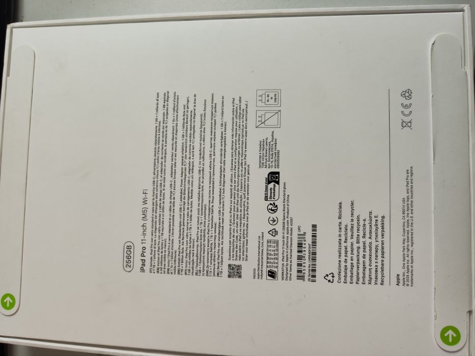 Ipad pro 11 inch, M5, 256GB , WiFi, sigilat