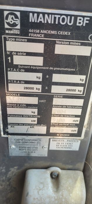 Manitou  MLT 741-120 PowerShift
