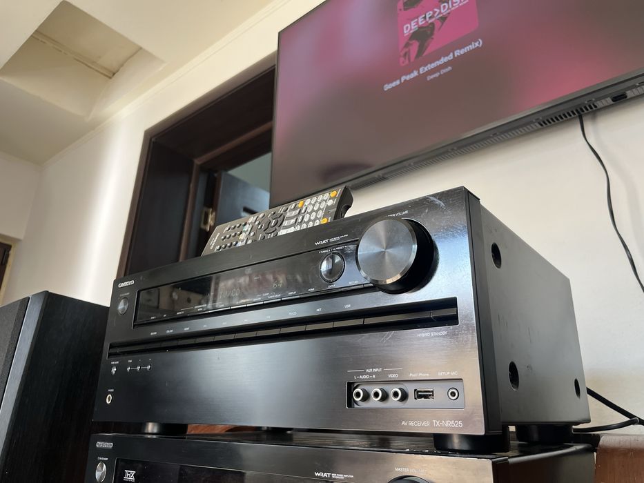 Receiver Onkyo TX-NR525 4k/5.2/Arc/usb /Spotiy etc.