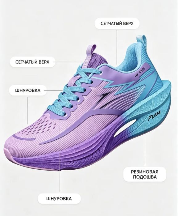 Легкие беговые кроссовки 37-38 раз