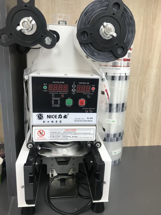 Аппарат для запайки стаканов, для напитков, сока, bubble tea, и т.д.