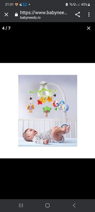 Taf Toys Carusel muzical Muzica mea MP3 Stereo