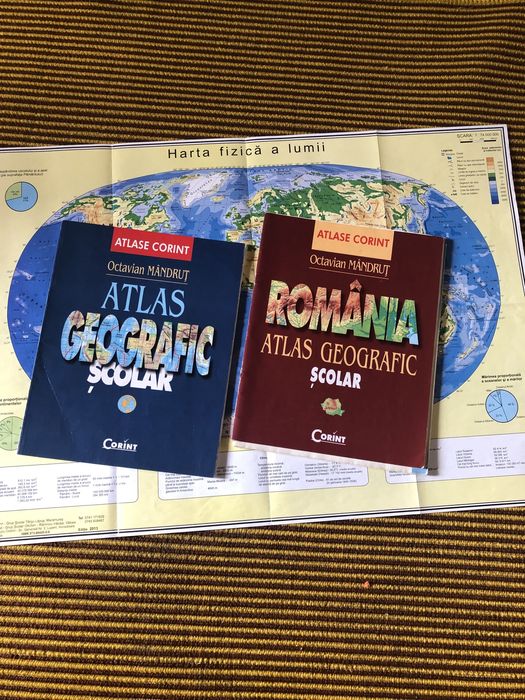 Set promotional 2 atlase  corint plus 4 harti