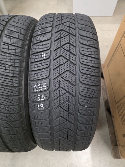 235/55/19 101H XL 4бр.PIRELLI WINTER-RUN FLAT-Неразличими от НОВИ-MOE