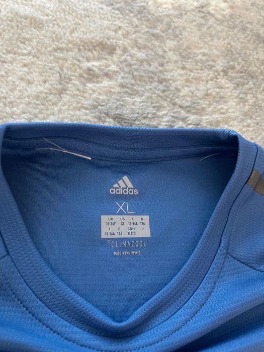 Tricou Adidas Climacool albastru marime 15-16 ani