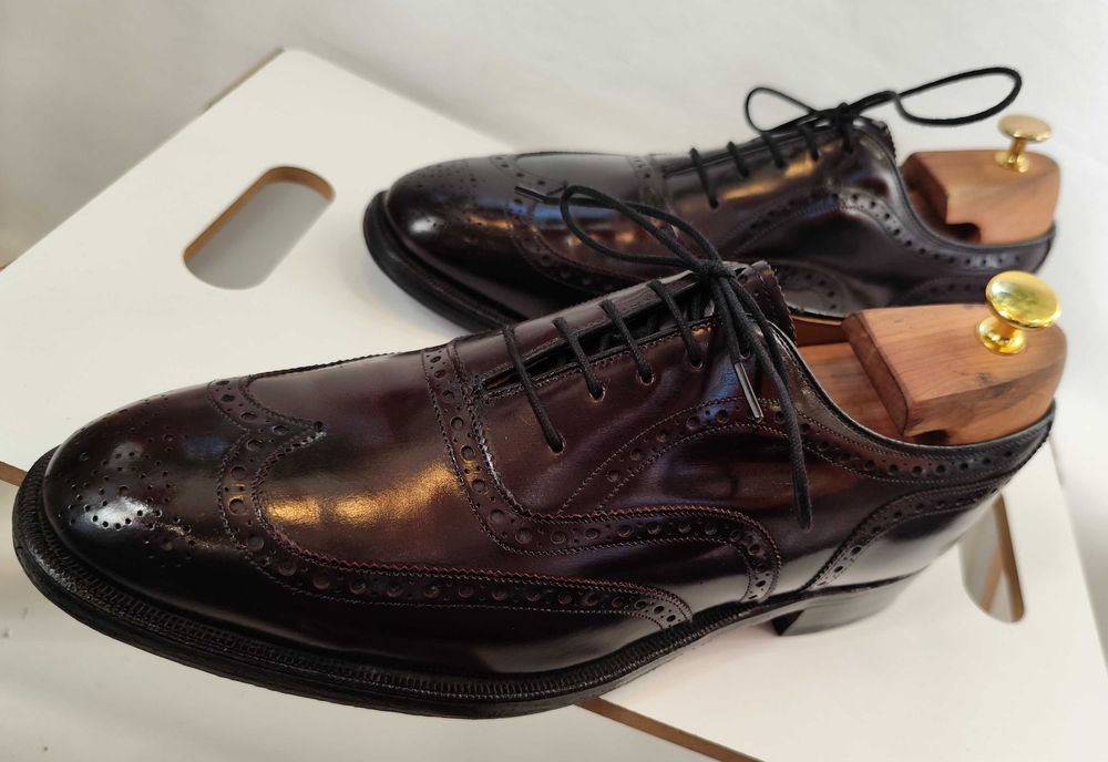 Pantofi oxford brogue 44 44.5 Johnston & Murphy piele naturala