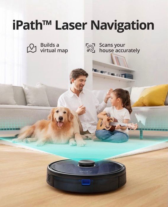 НОВЫЙ EUFY RoboVac L35 Hybrid+ (из Virgin Store, ОАЭ)