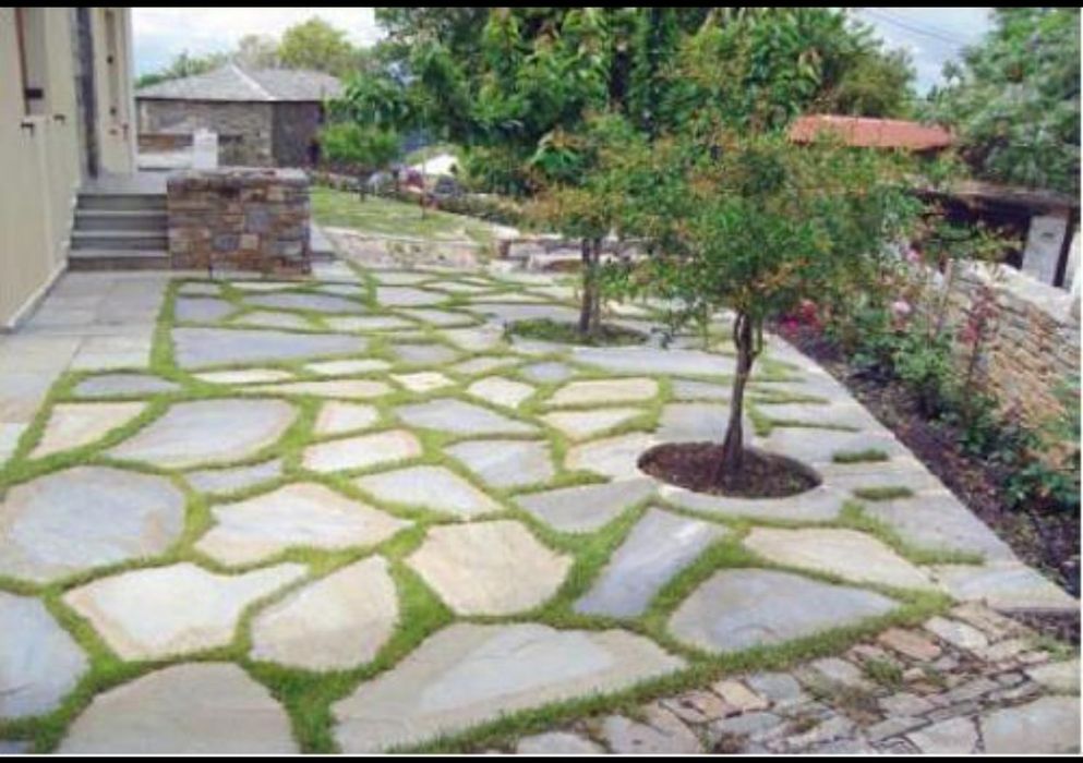 Pavaj cu piatra naturala