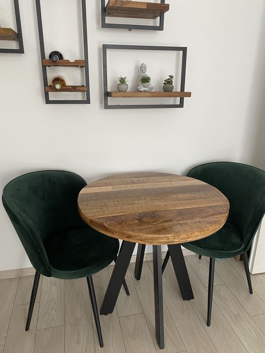 Masa living din lemn de mango si metal