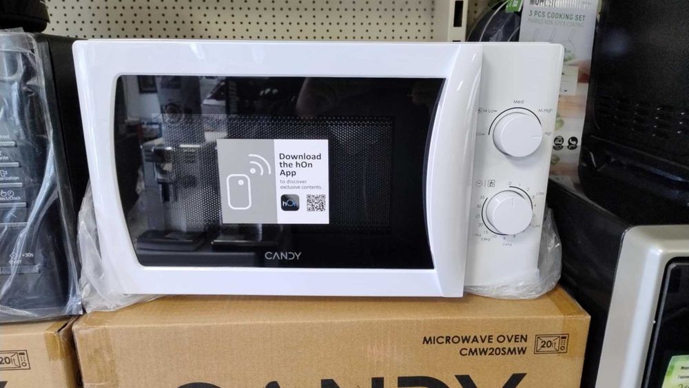 Микровълнова фурна Candy-Кенди Черна-Бяла 20 л 700 W