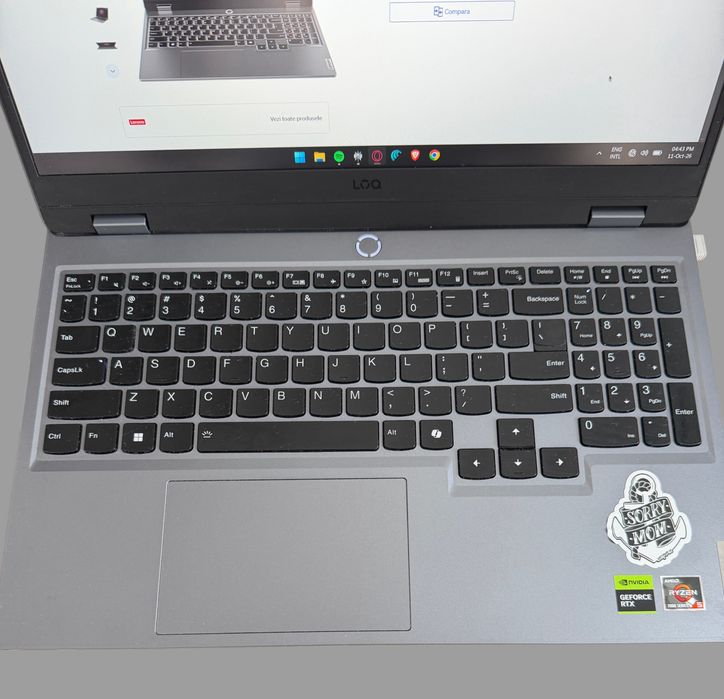 Vând Lenovo LOQ 15ARP9, stare impecabilă, aproape nou