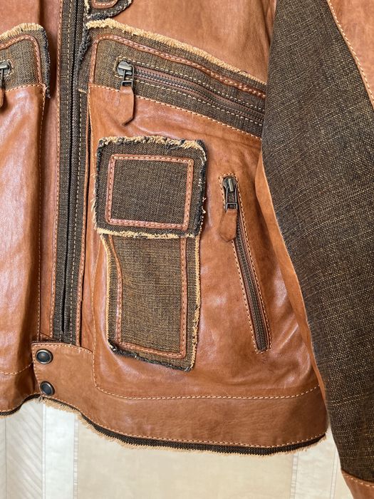 Дизайнерско мъжко кожено яке