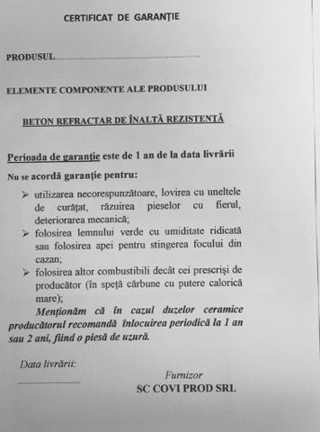 Duza pentru cazan cu gazeificare Vigas