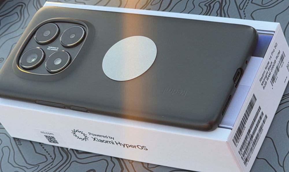 Telefon mobil Xiaomi Redmi Note 14 Pro 5G, 8GB RAM, 256GB, 5G, Midnight Black