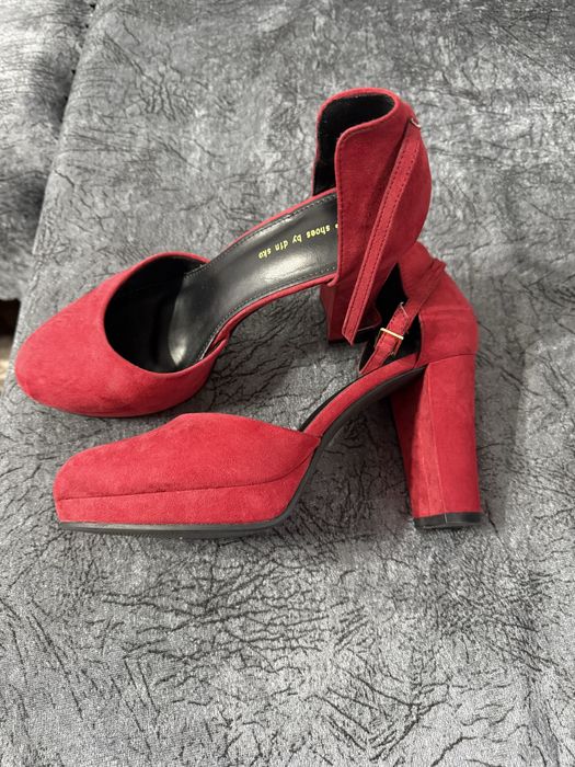 Дамски Червени обувки на ток