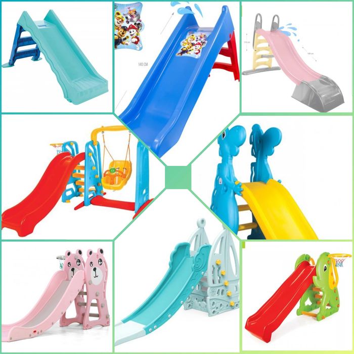 Пързалка улей parzalka Dino Pooh Verena Wavy