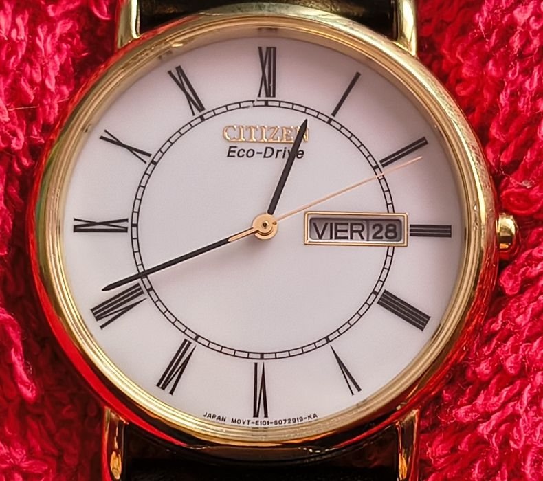 Ceas CITIZEN Eco Drive*dublu calendar -superb!