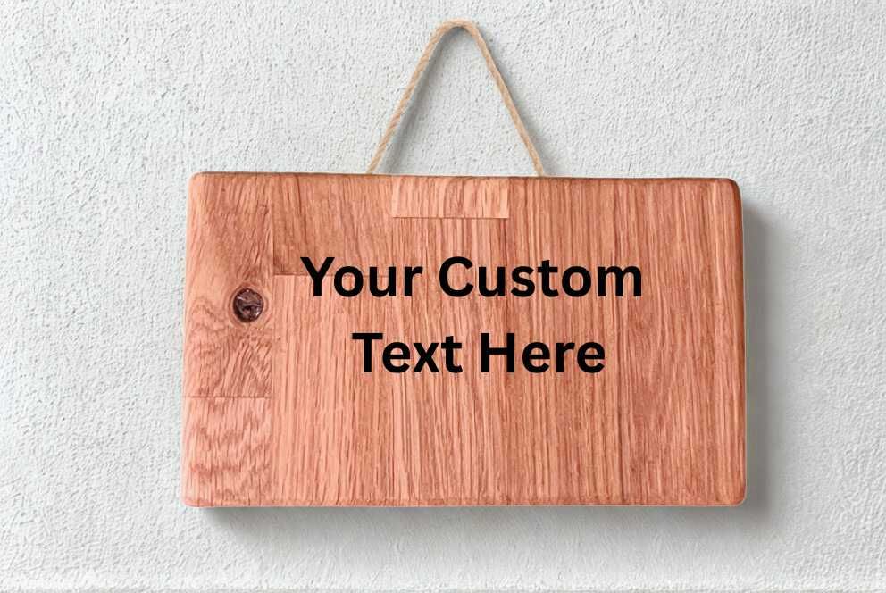 Semn usa/perete personalizat din lemn