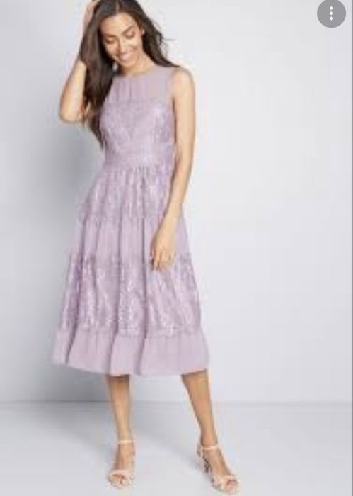 Лилава официална рокля Little mistress