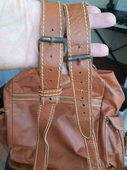 Городской кожаный рюкзак