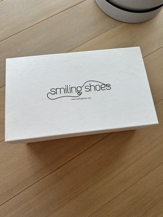 Sandale piele argintii, smiling shoes