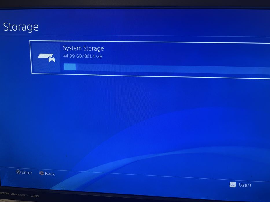 Playstation 4 slim, HDD - 1TB, controller original