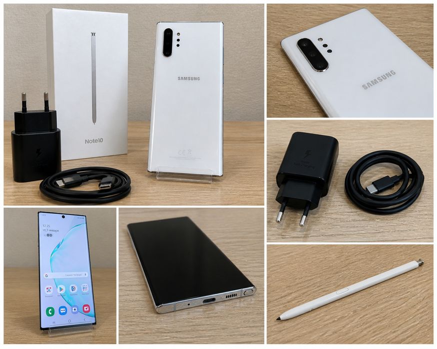 Samsung Galaxy Note 10 (белый) — состояние как новое