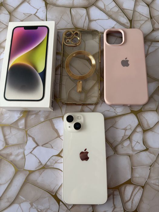 Айфон 14 в идеальном состоянии, все в сборе.