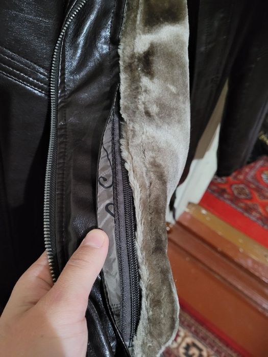 Kokanniy Kurtka Коженный куртка