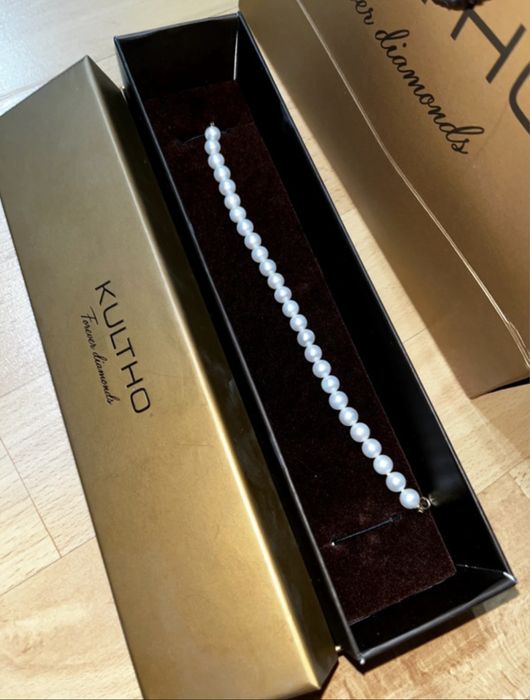 Bratara 26 perle de cultura Kultho, garantie inclusa