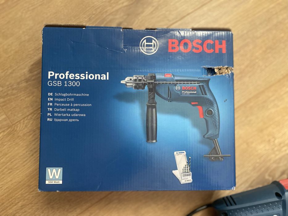 Професионална ударна бормашина Bosch GSB 1300