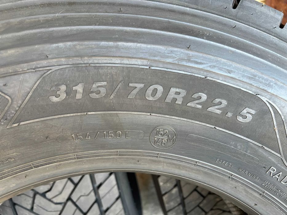 4 Нови гуми 315/70R22.5 Goodyear KMax D Gen-2 154/150L M+S 3PMFS