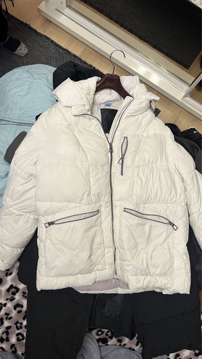 Пальто кожаный жалет