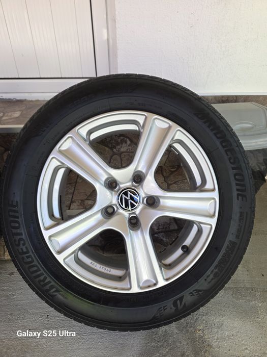 Джанти с гуми 5×112/16 цола vw golf pasat sharan touran kadi