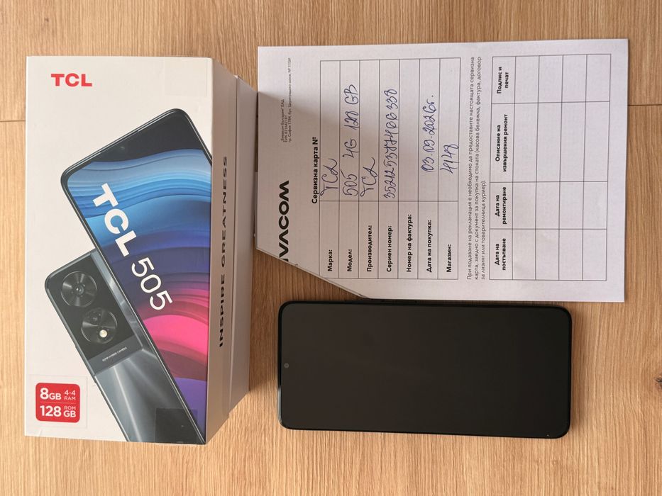 Смартфон TCL 505 С 2 ГОД ГАРАНЦИЯ