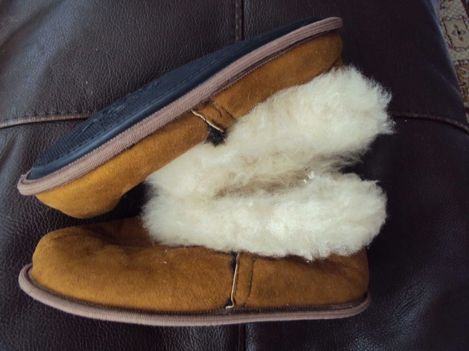 Детски пантофки от естествена кожа, номер 32/33