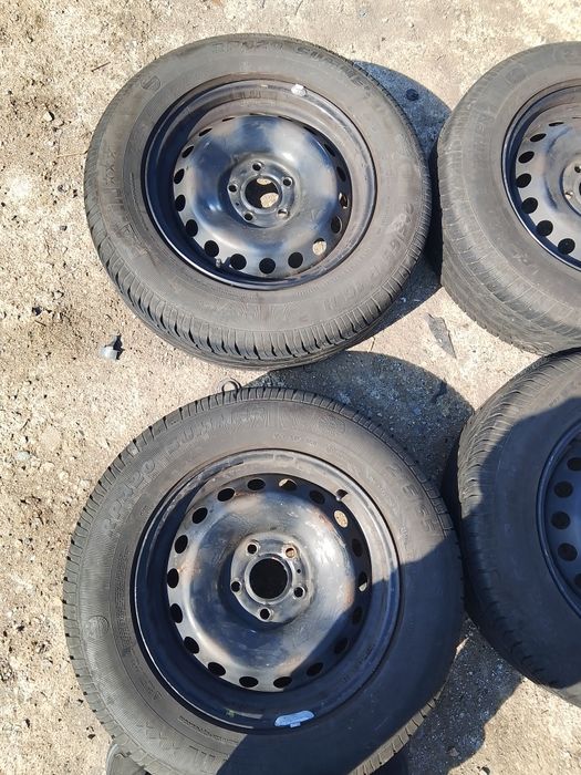 Железни джанти с летни гуми 7мм Нисан кашкай Nissan  215/65/6