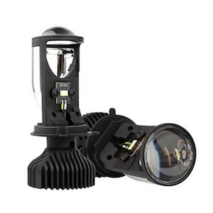 Becuri Led H4H7,H8,H9,h11,h16 Cu Proector Si Lupă Integrată De 220W