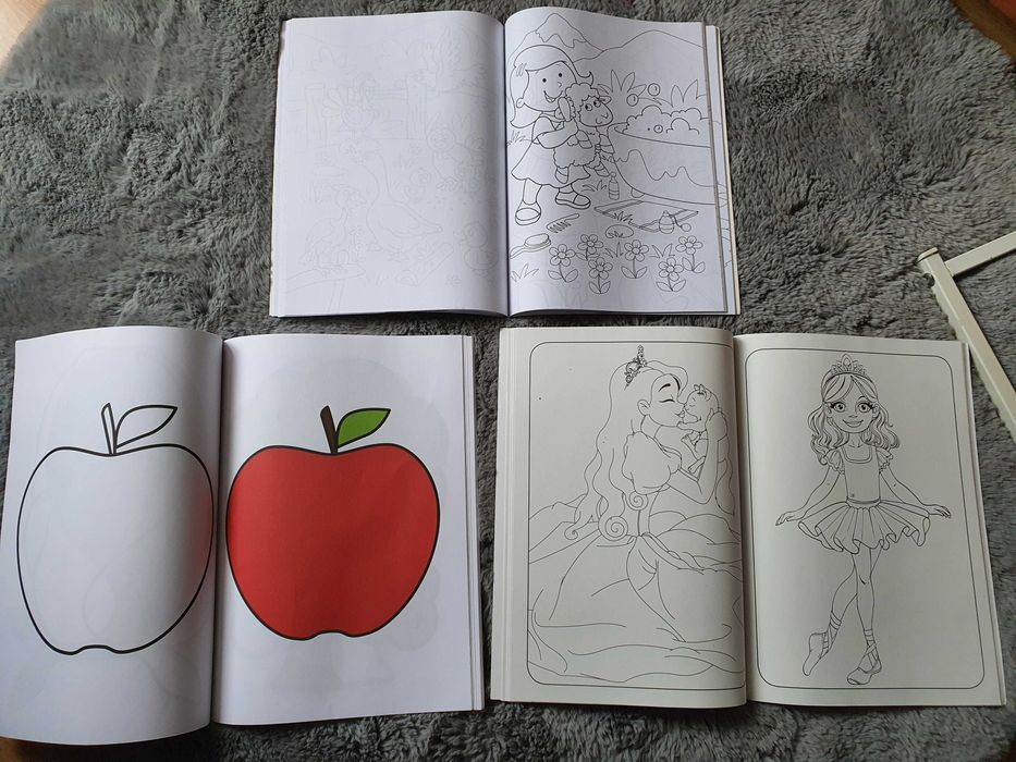 Carti de colorat cu animale, printese made in Germany