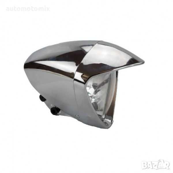 Фар за мотор/ скутер-НИКЕЛ, 58968