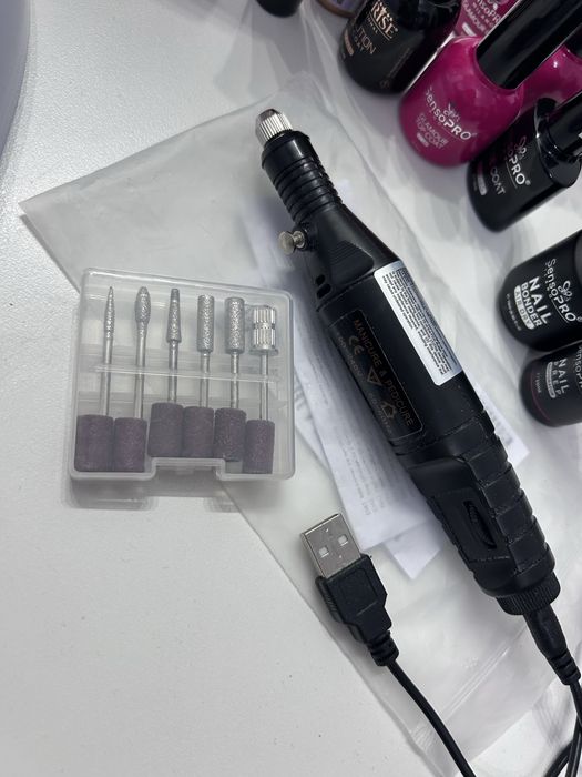 Kit unghii lampa si oja semipermanenta Senso Pro Milano nou