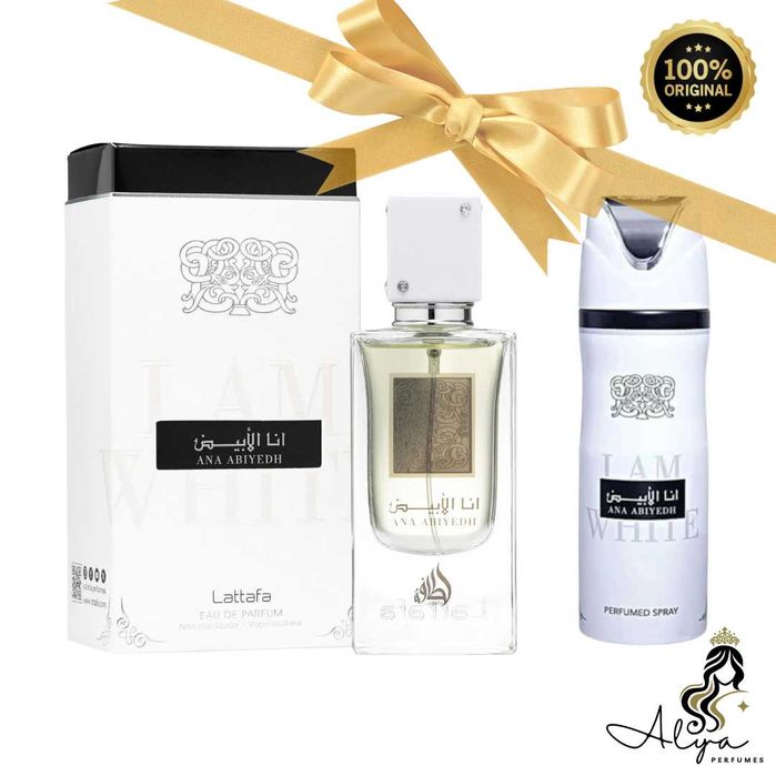 Lattafa Ana Abiyedh 60ml + дезодорант 200ml
