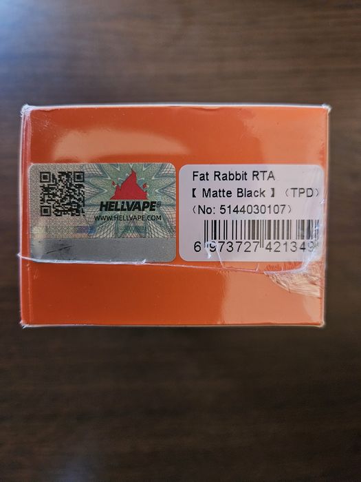 Atomizor Hellvape Fat Rabbit RTA DL, 28,4mm/Drip Tip 810, NOU SIGILAT!
